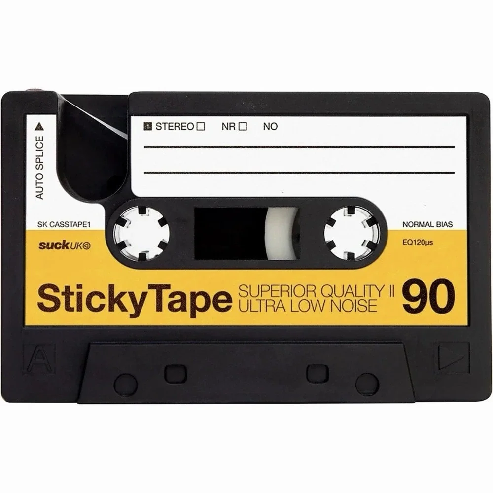 Vintage Style Cassette Tape Dispenser Desk Office‎ Music Retro Nostalgia Suck UK